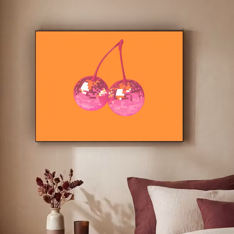 Art Frame - Discoballen - Kers - Spiegels - Roze — 3