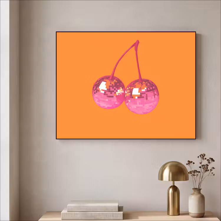Art Frame - Discoballen - Kers - Spiegels - Roze — 5