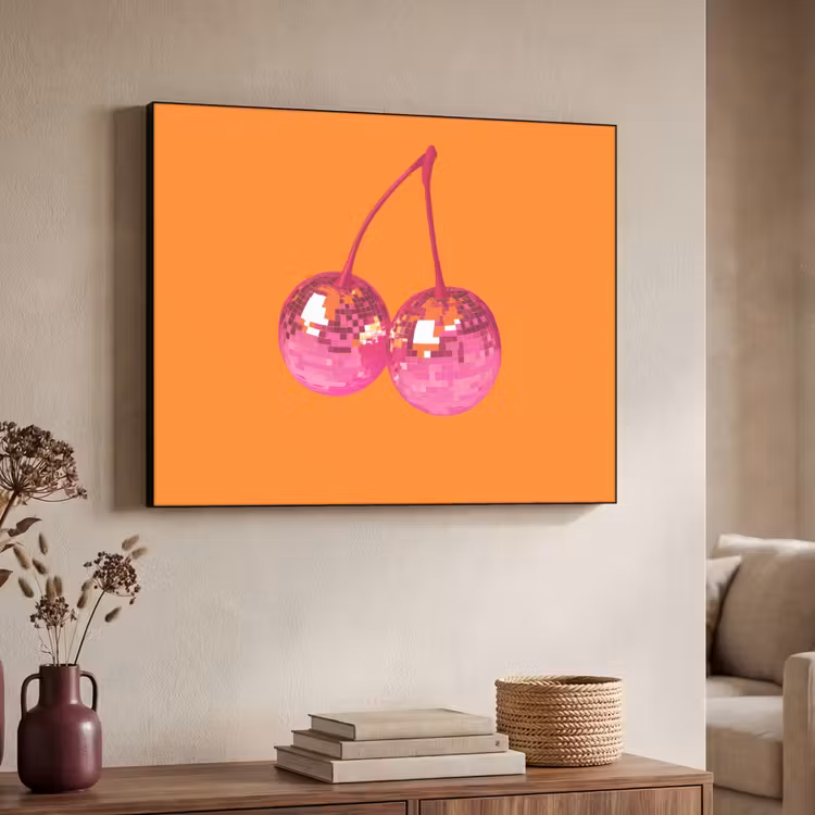 Art Frame - Discoballen - Kers - Spiegels - Roze — 7