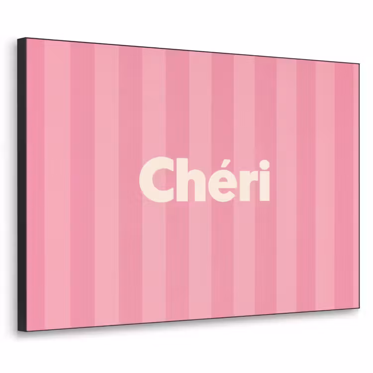 Art Frame - Gestreept - Roze - Chéri — 1