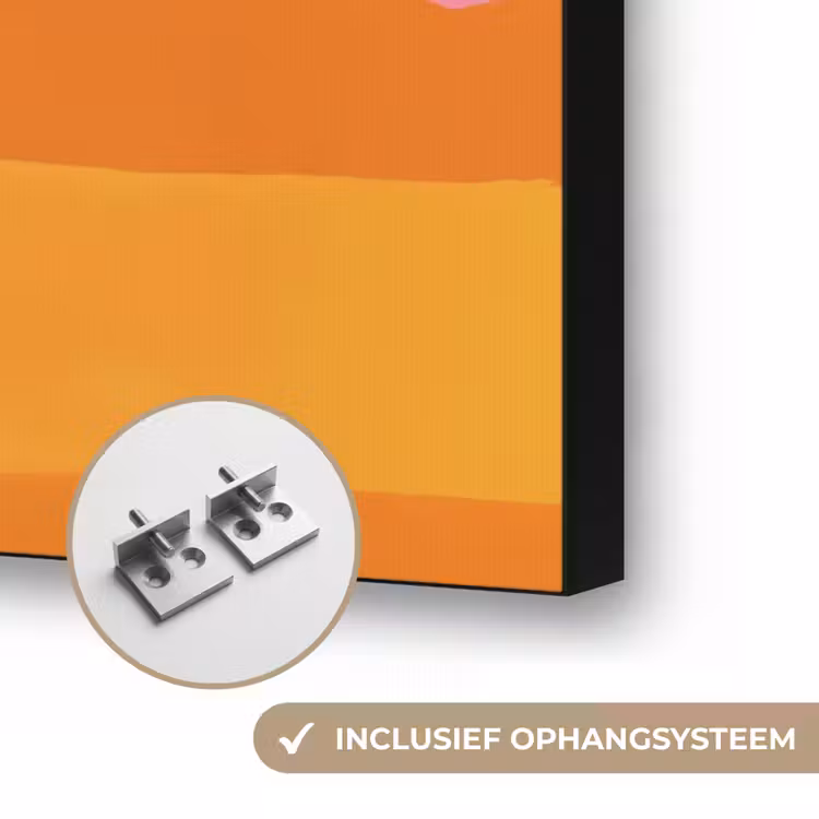 Art Frame - Heuvels - Oranje - Zon - Abstract — 6
