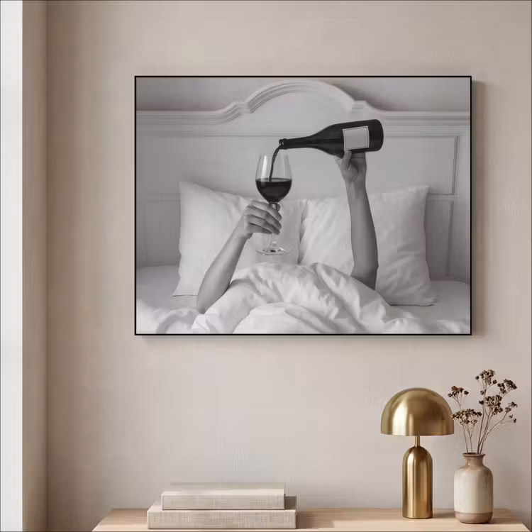 Art Frame - Lakens - Armen - Wijn - Glas — 5
