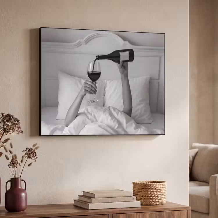 Art Frame - Lakens - Armen - Wijn - Glas — 7