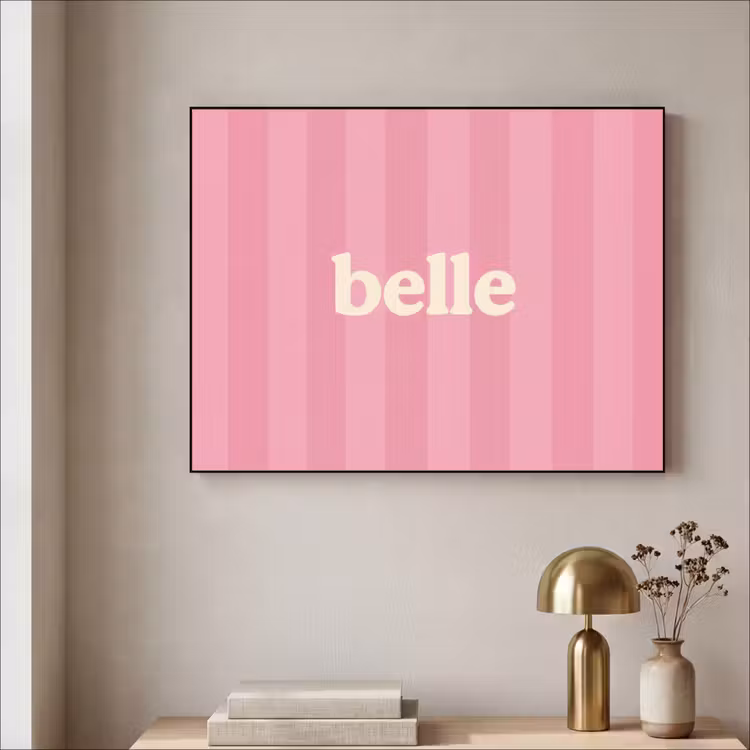 Art Frame - Roze - Gestreept - Belle — 5