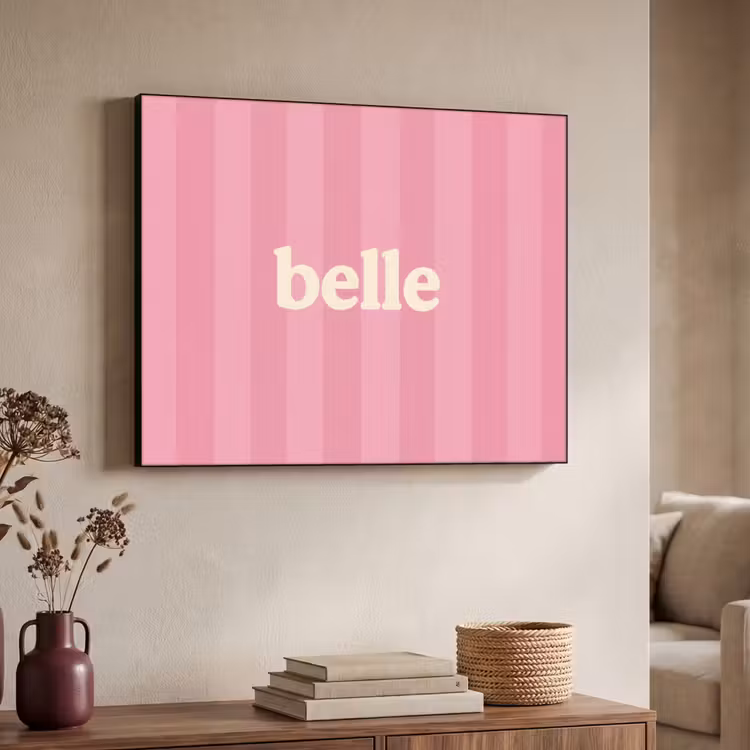 Art Frame - Roze - Gestreept - Belle — 7
