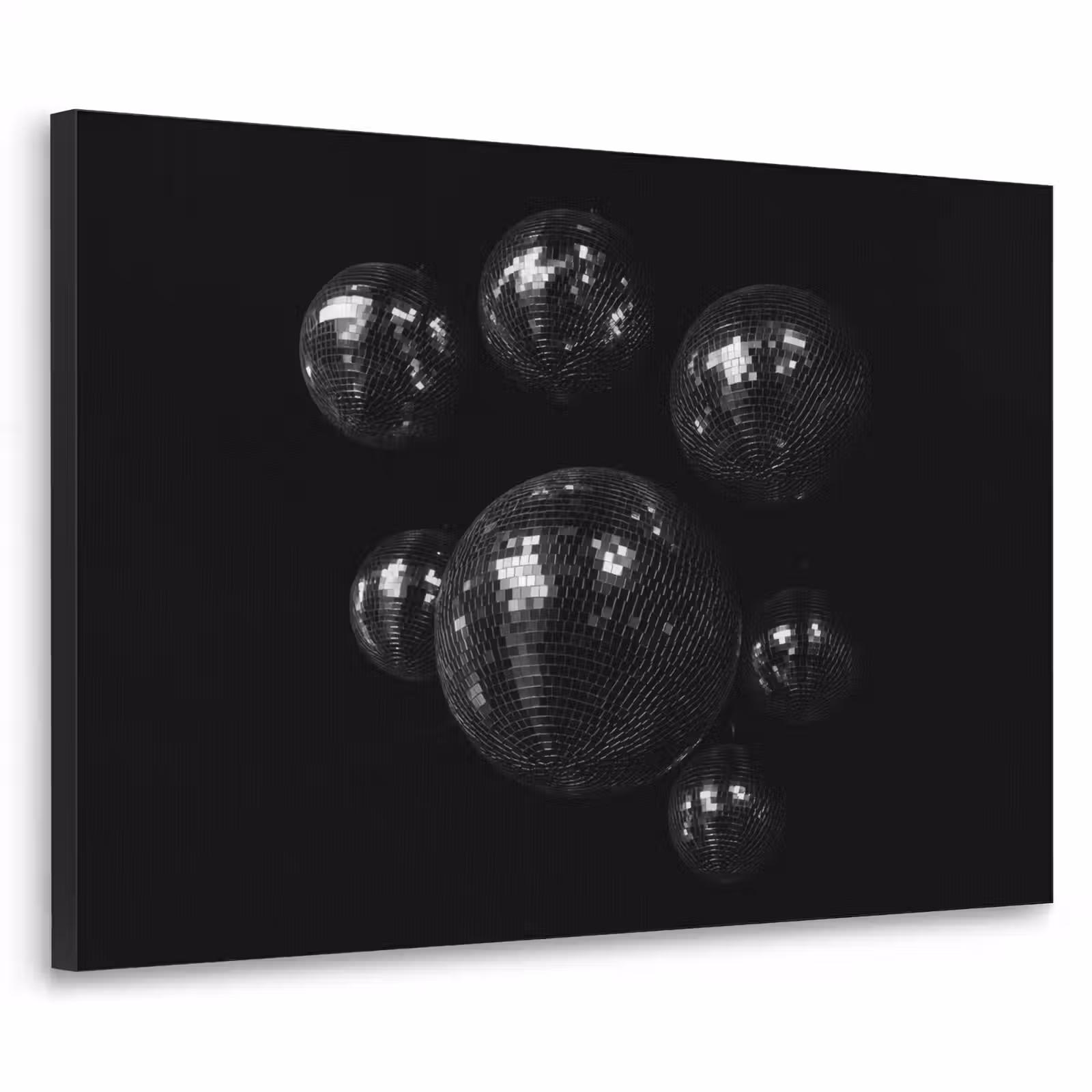 Art Frame - Discoballen - Minimalistisch - Zwart — 1