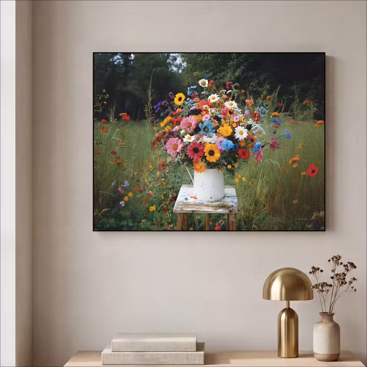 Art Frame - Bloemen - Krukje - Gieter - Veld — 5