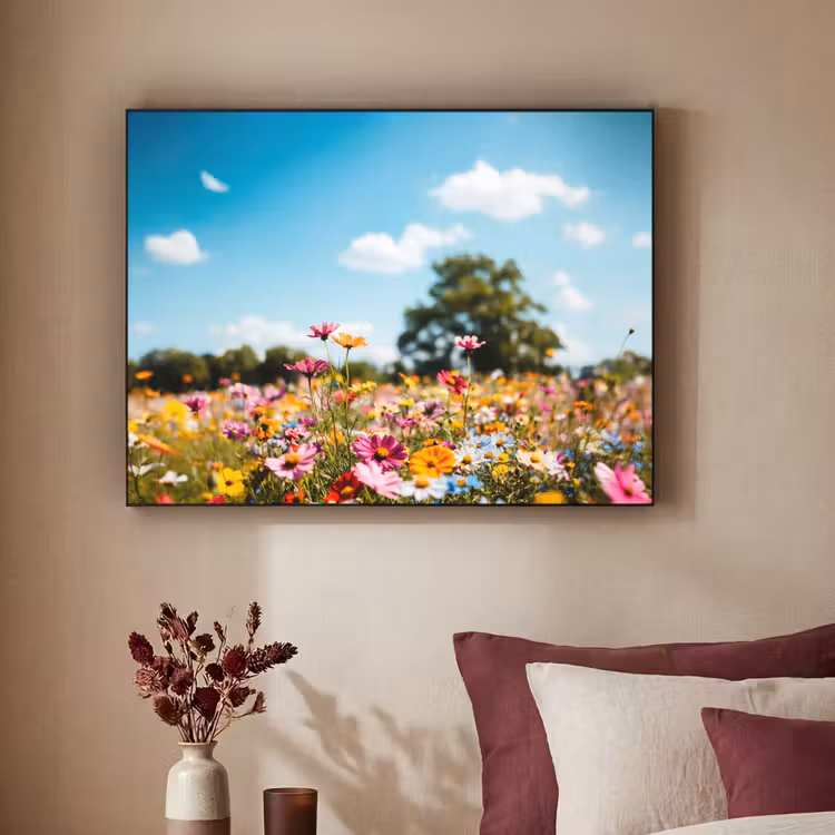 Art Frame - Bloemenweide - Blauw - Lucht - Kleuren — 3