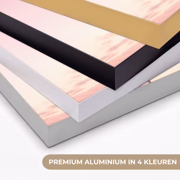 Art Frame - Palmbomen - Paars - Wolken - Lucht — 2