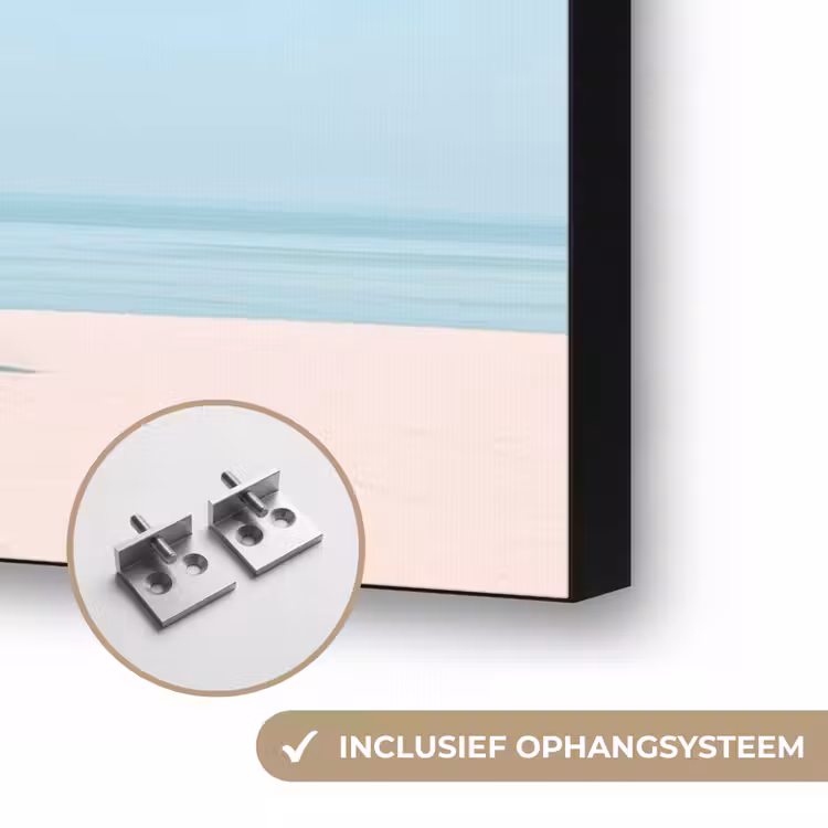 Art Frame - Palmboom - Strandhuis - Roze — 6
