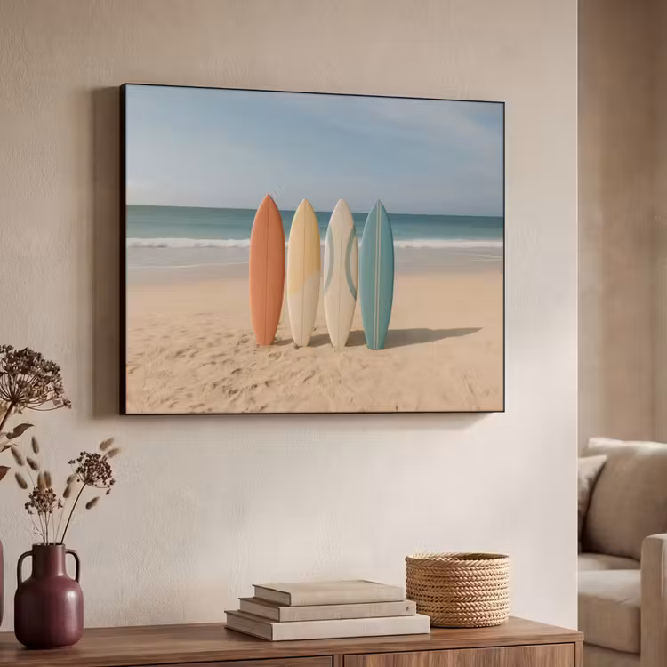 Art Frame - Strand - Surfbord - Pastel — 7