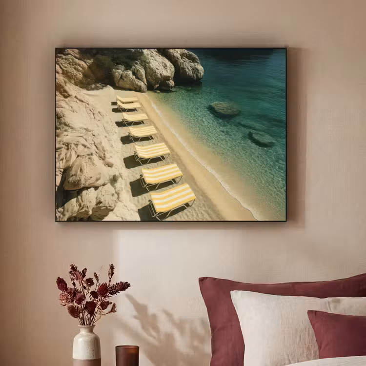 Art Frame - Strandbedden - Zee - Stenen - Baai — 3