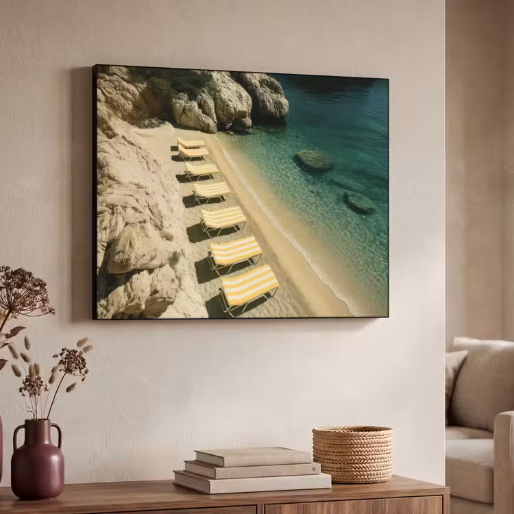 Art Frame - Strandbedden - Zee - Stenen - Baai — 7