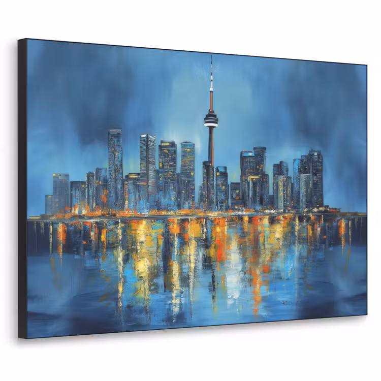 Art Frame - Skyline Toronto - Water - Stadslichten - Toren — 1