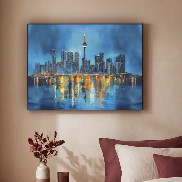 Art Frame - Skyline Toronto - Water - Stadslichten - Toren — 3