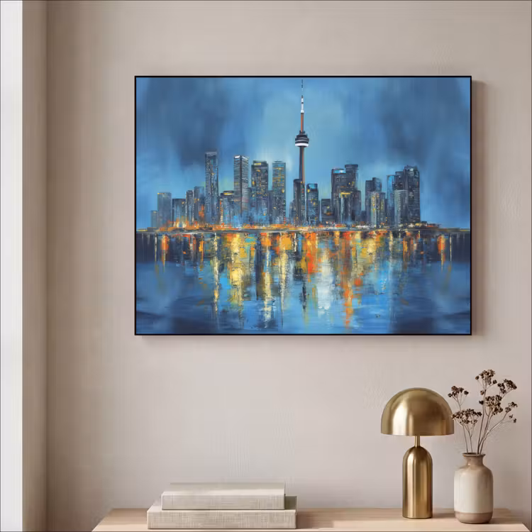 Art Frame - Skyline Toronto - Water - Stadslichten - Toren — 5