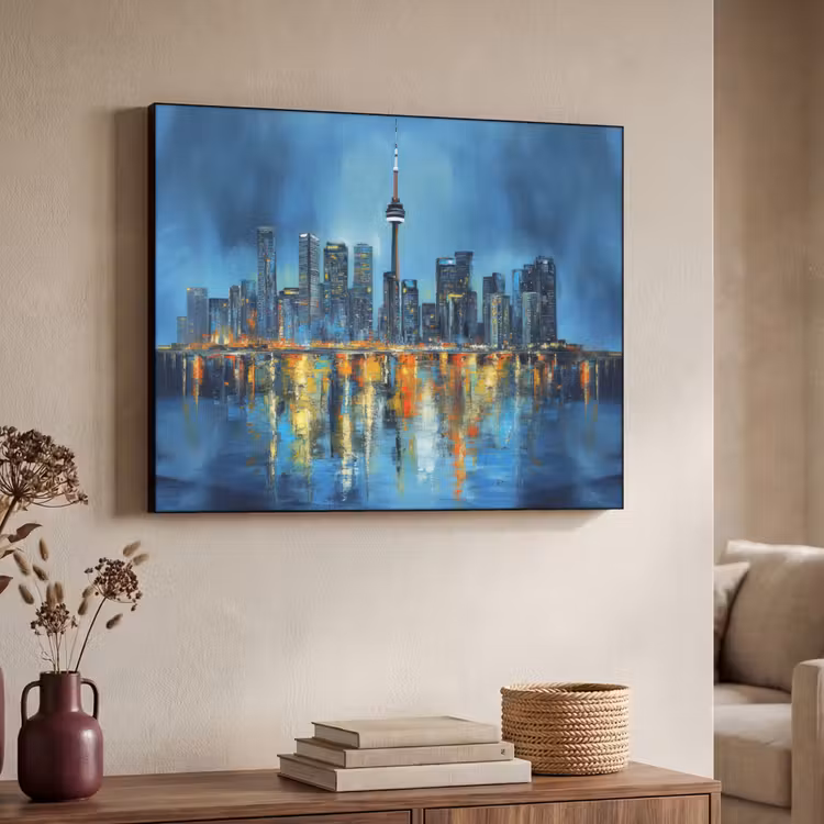 Art Frame - Skyline Toronto - Water - Stadslichten - Toren — 7