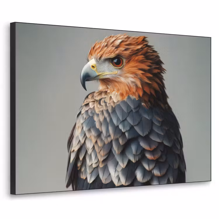 Art Frame - Vogel - Realistisch - Veren - Bruin — 1