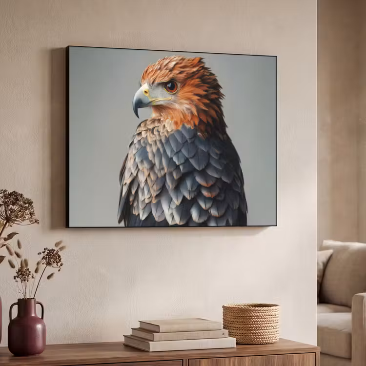 Art Frame - Vogel - Realistisch - Veren - Bruin — 7