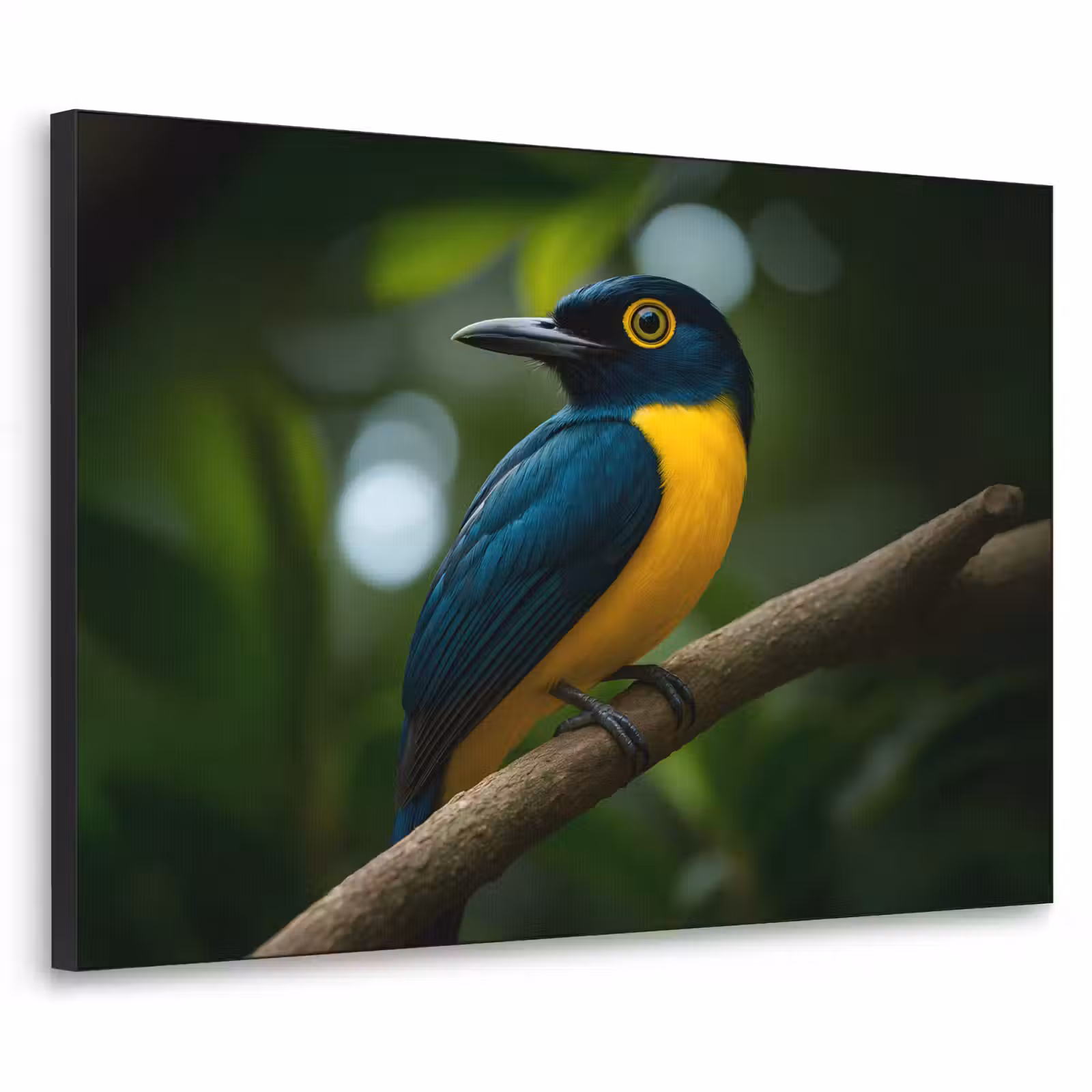 Art Frame - Vogel - Tak - Geel - Bladeren — 1
