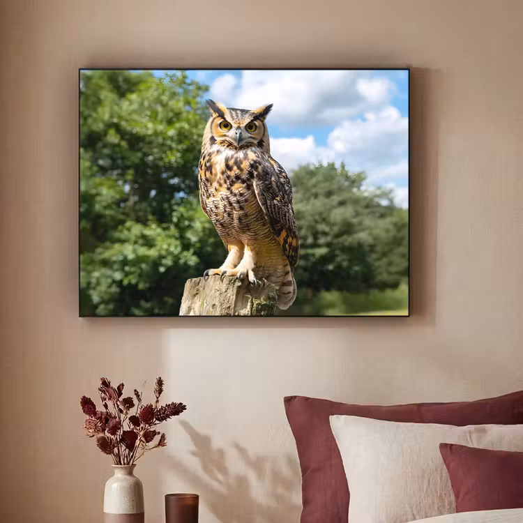 Art Frame - Uil - Boomstronk - Bos - Lucht — 3