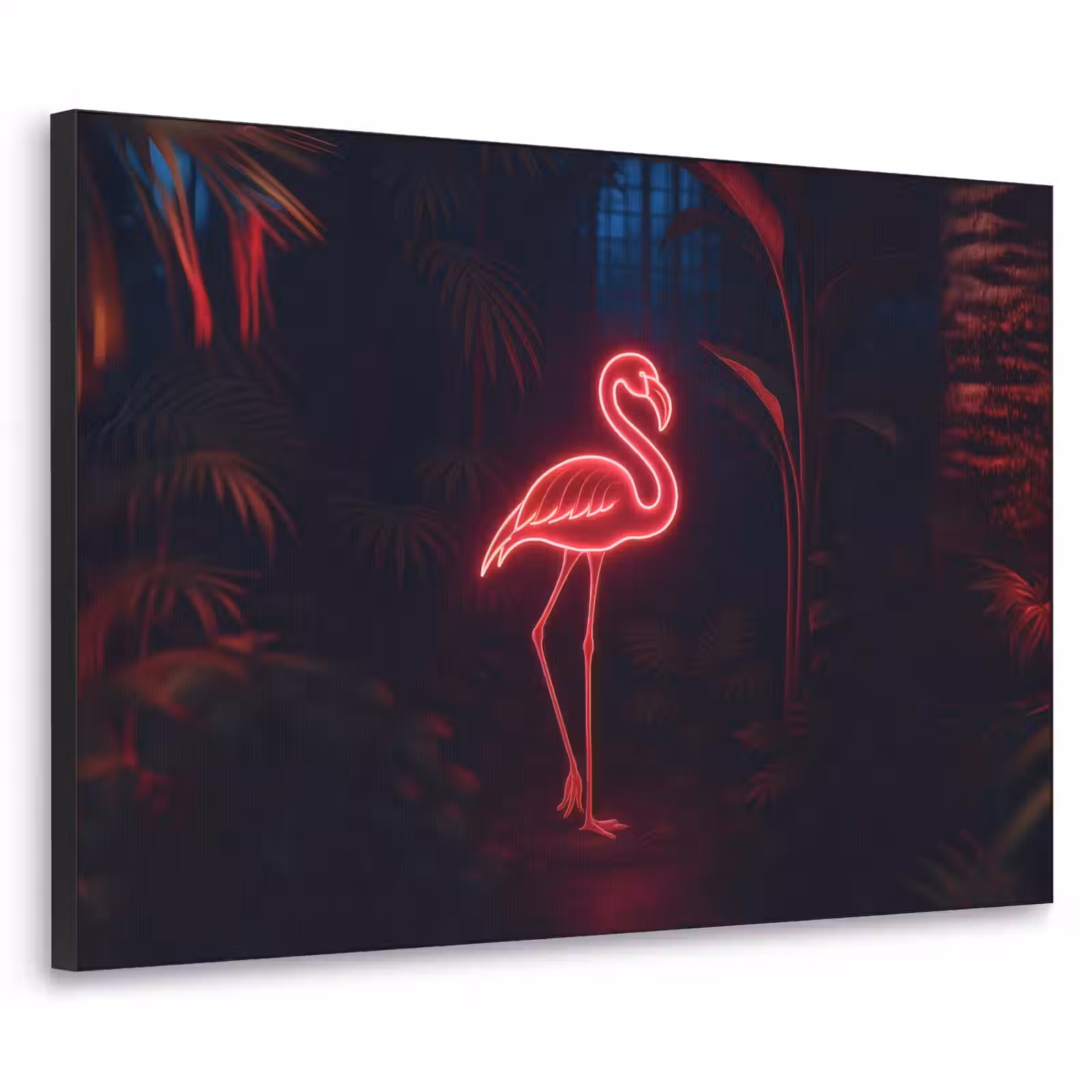 Art Frame - Flamingo - Roze - Neon - Licht — 1