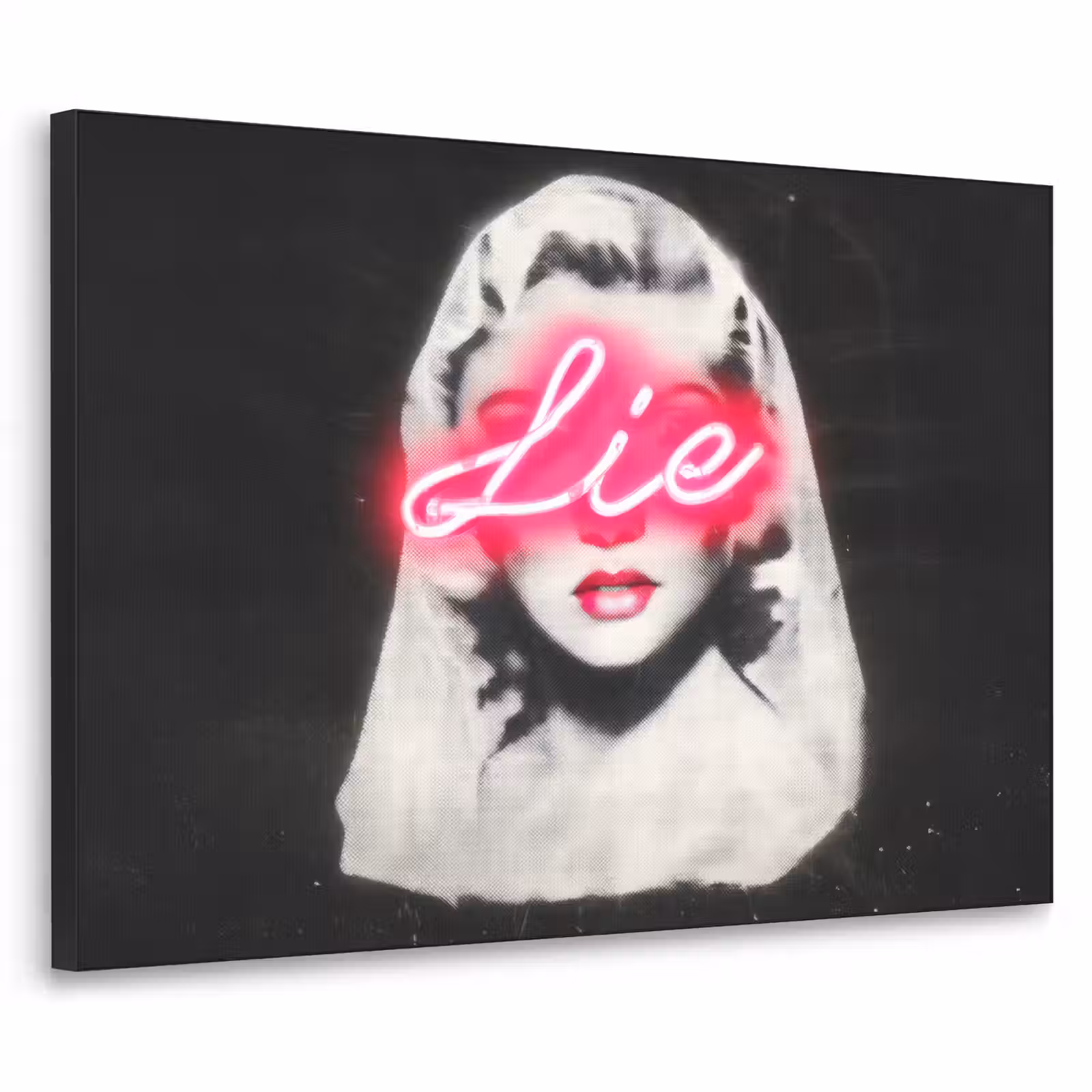 Art Frame - Neon - Letters - Vintage - Vrouw — 1