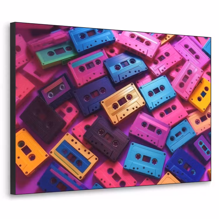 Art Frame - Cassetteband - Kleurrijk - Energiek — 1