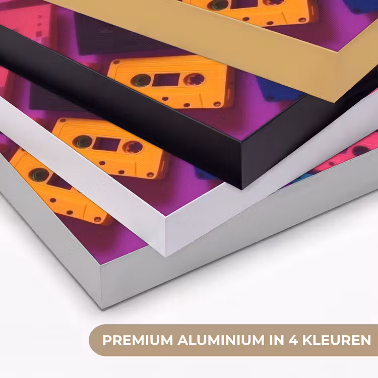 Art Frame - Cassetteband - Kleurrijk - Energiek — 2