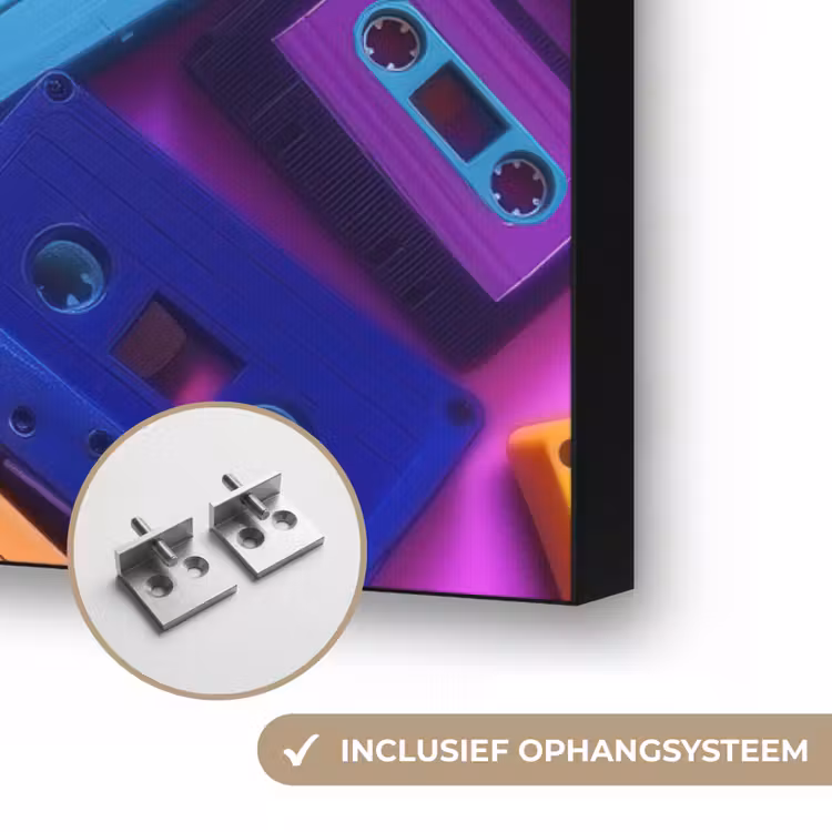 Art Frame - Cassetteband - Kleurrijk - Energiek — 6