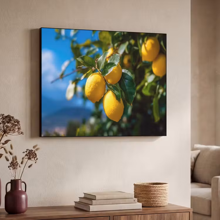 Art Frame - Citroenen - Bladeren - Blauwe lucht — 7