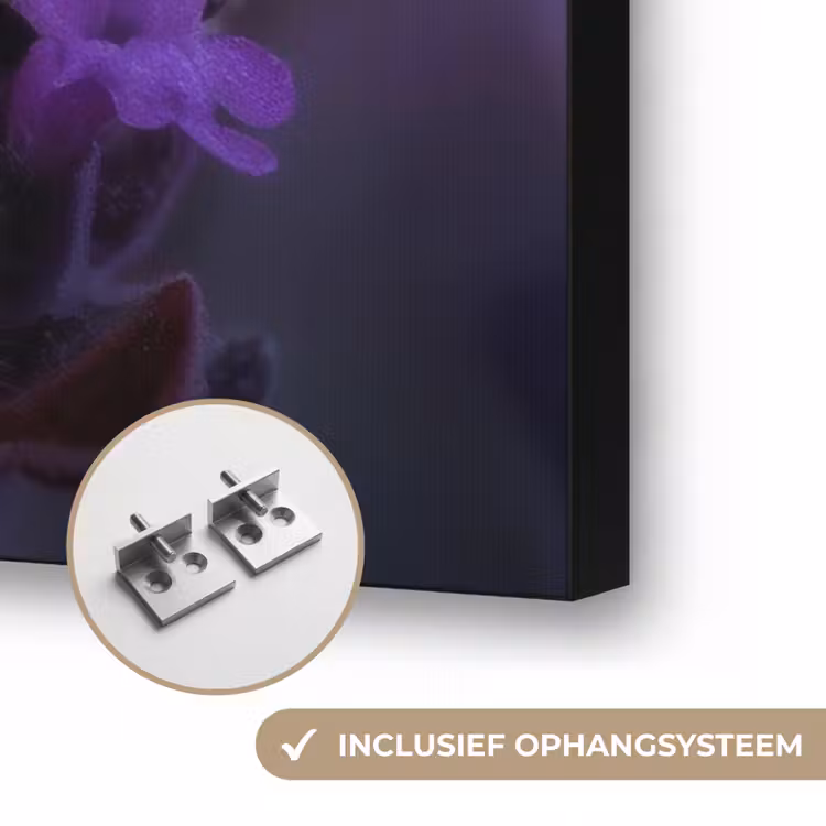 Art Frame - Honingbij - Paarse bloemen - Details — 6