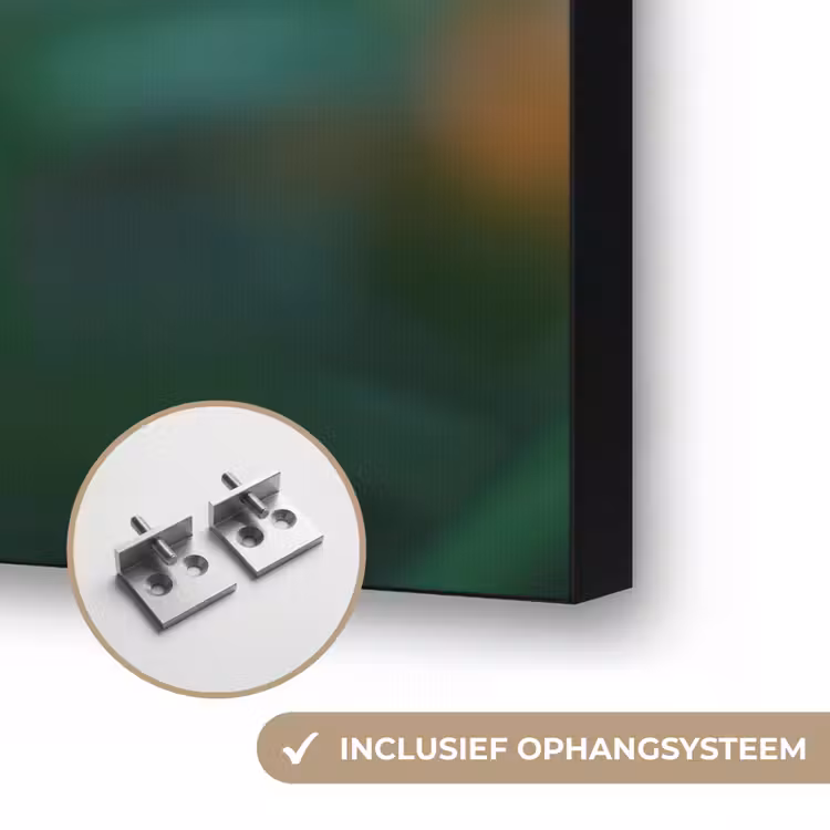 Art Frame - Oranje bloemen - Levendig - Wazige achtergrond — 6