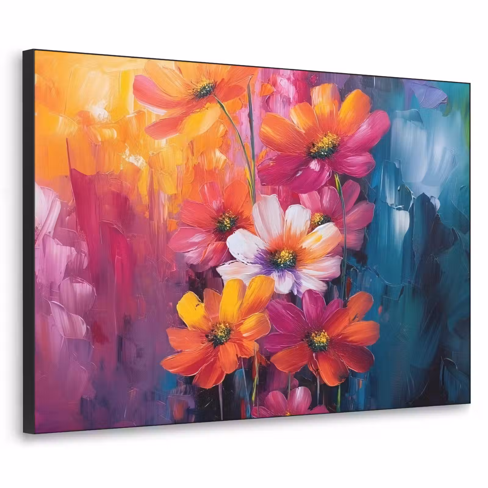 Art Frame - Felle bloemen - Dynamisch - Levendig — 1
