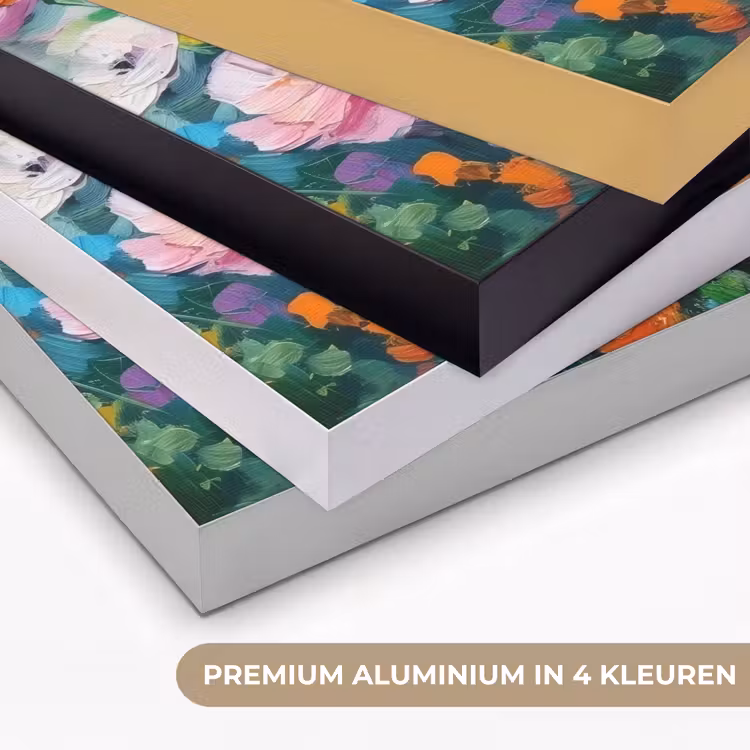 Art Frame - Bloemen explosie - Heldere kleuren - Vrolijk — 2