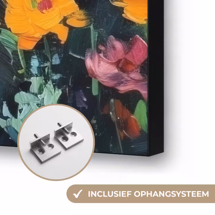 Art Frame - Bloemen explosie - Heldere kleuren - Vrolijk — 6