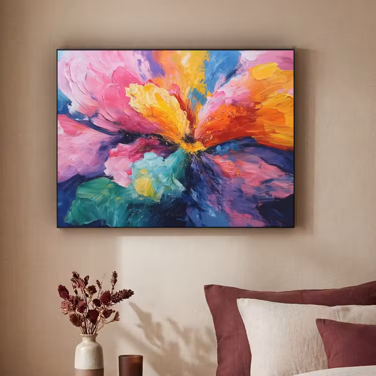 Art Frame - Bloemexplosie - Veelkleurig - Bewegend — 3