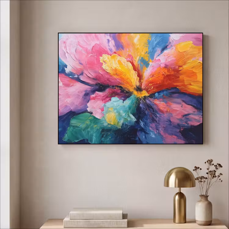 Art Frame - Bloemexplosie - Veelkleurig - Bewegend — 5