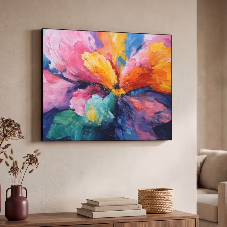 Art Frame - Bloemexplosie - Veelkleurig - Bewegend — 7