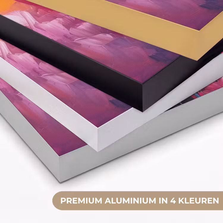 Art Frame - Felle bloemen - Dynamisch - Levendig — 2