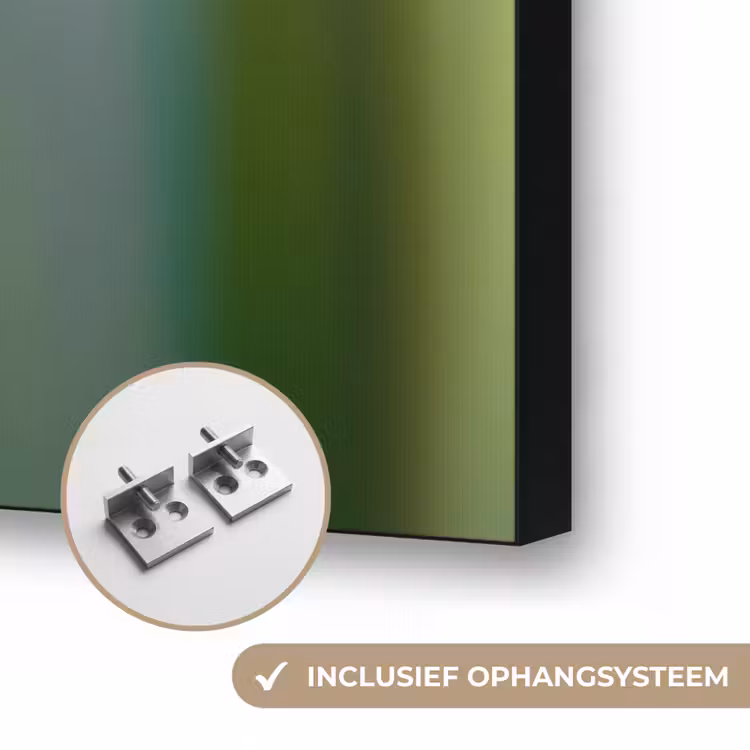 Art Frame - Kleurrijke kikker - Groene stengel - Alert — 6
