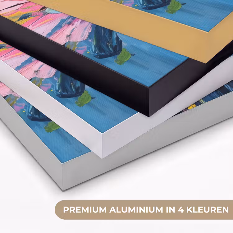 Art Frame - Kleuruitbarsting - Expressieve sfeer - Bloem — 2