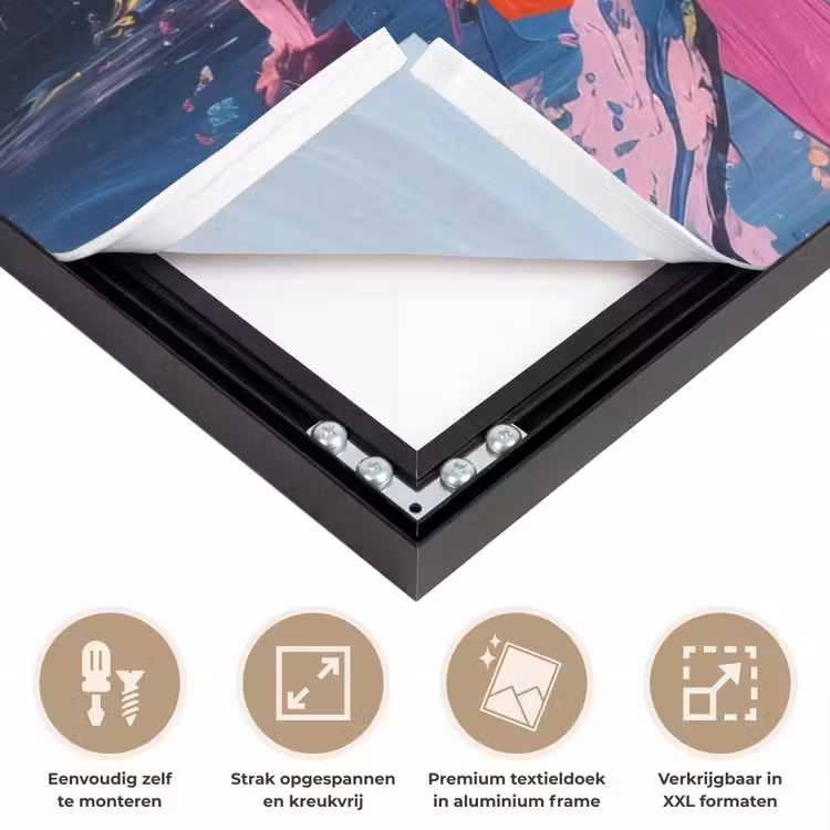 Art Frame - Kleuruitbarsting - Expressieve sfeer - Bloem — 8