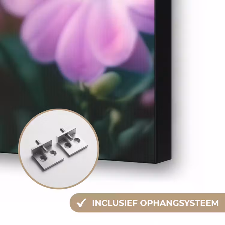 Art Frame - Roze bloemen - Vlinder - Zachte focus — 6