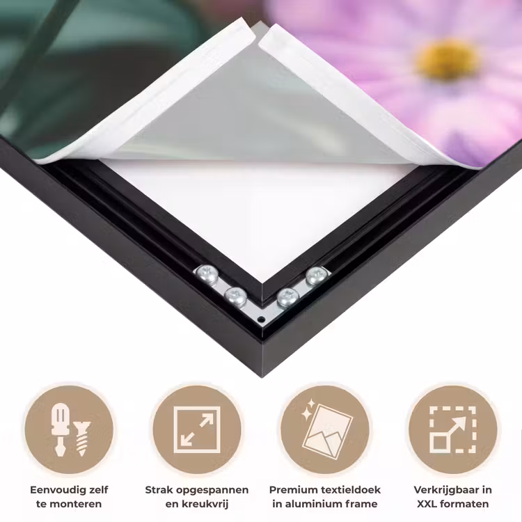 Art Frame - Roze bloemen - Vlinder - Zachte focus — 8