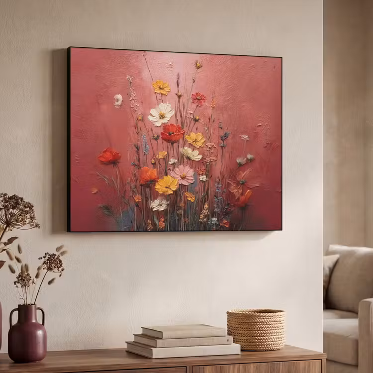Art Frame - Bloemenboeket - Diepte - Tastbare textuur — 7