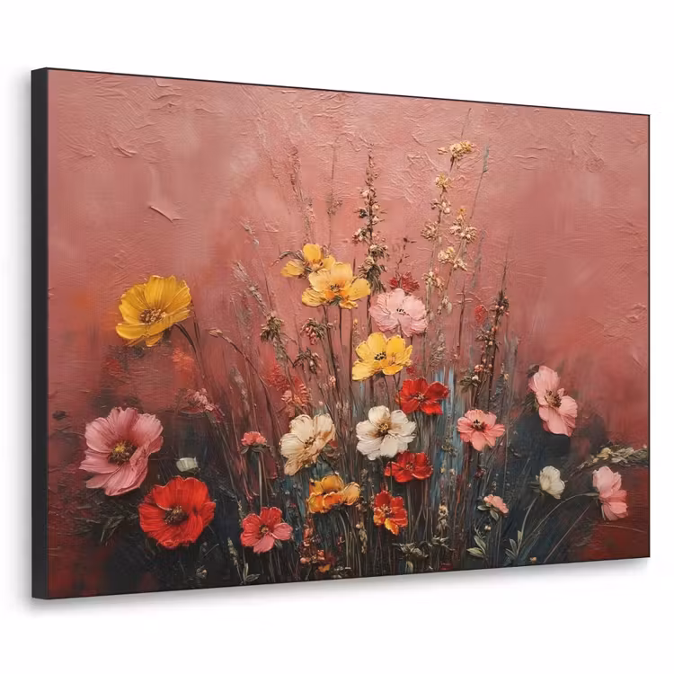 Art Frame - Bloemenboeket - Fijne details - Roze — 1