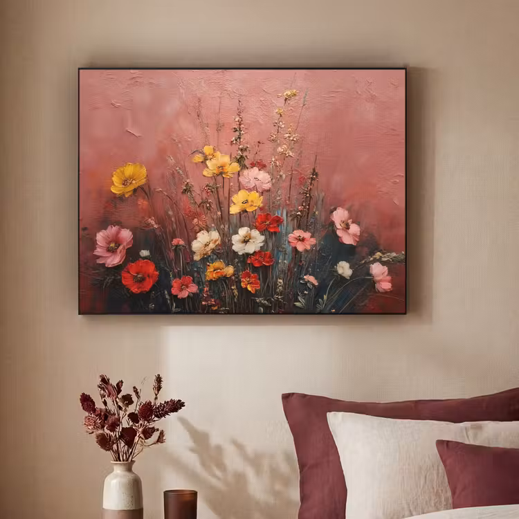 Art Frame - Bloemenboeket - Fijne details - Roze — 3