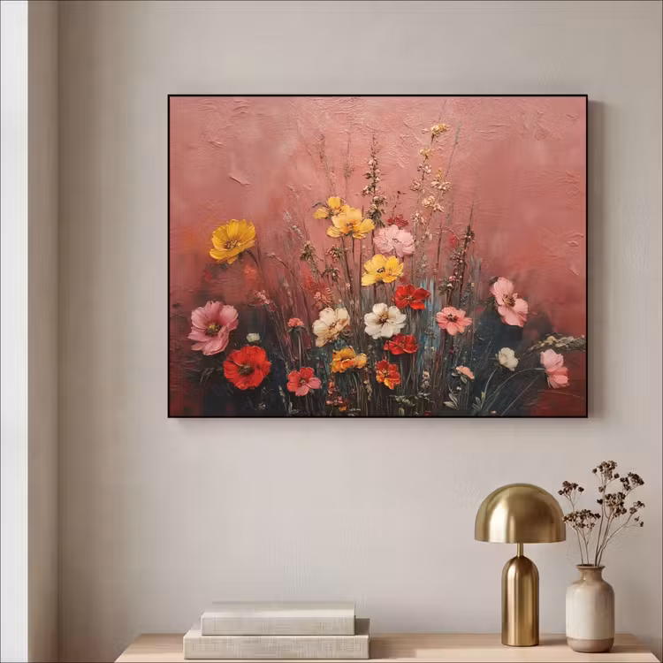 Art Frame - Bloemenboeket - Fijne details - Roze — 5