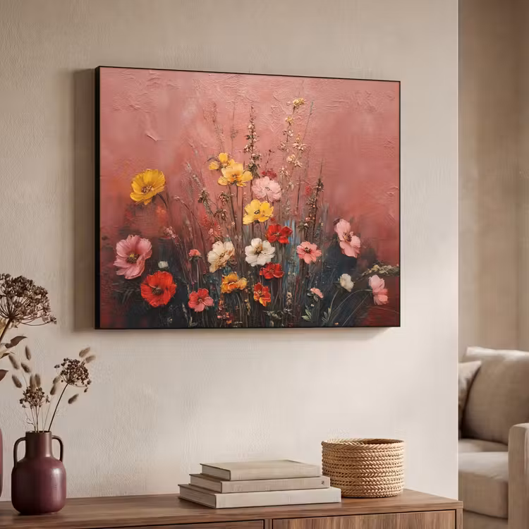 Art Frame - Bloemenboeket - Fijne details - Roze — 7